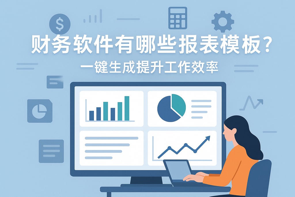 财务软件有哪些报表模板？一键生成提升工作效率