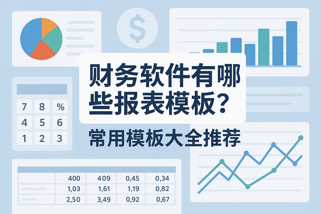 财务软件有哪些报表模板？常用模板大全推荐