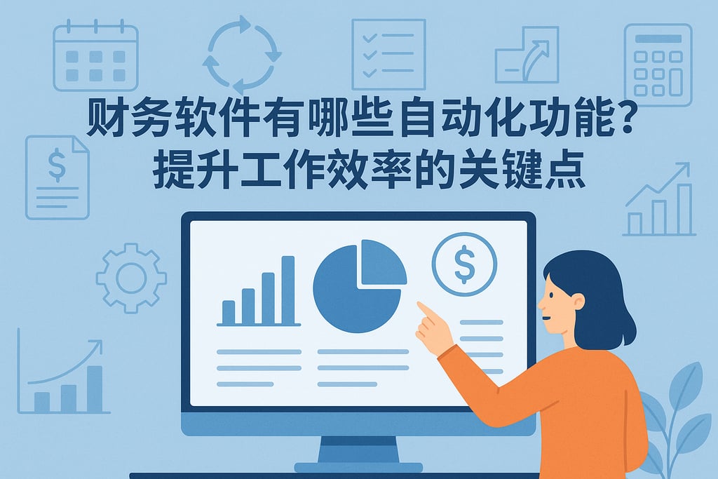 财务软件有哪些自动化功能？提升工作效率的关键点