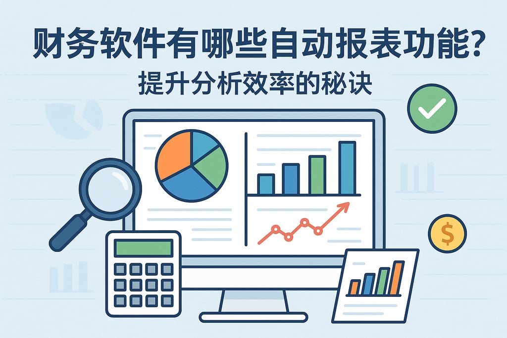 财务软件有哪些自动报表功能？提升分析效率的秘诀