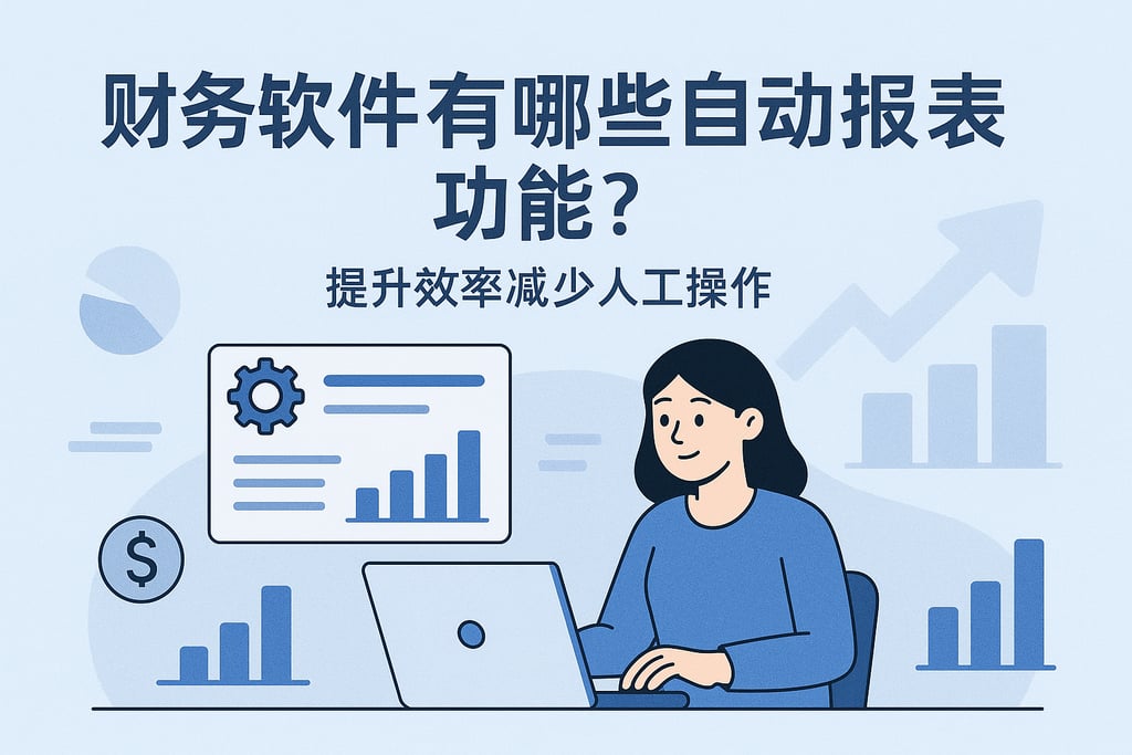 财务软件有哪些自动报表功能？提升效率减少人工操作