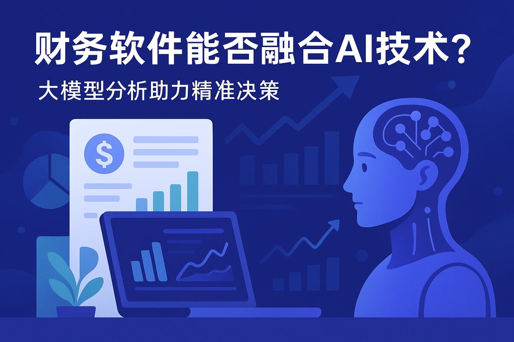 财务软件能否融合AI技术？大模型分析助力精准决策