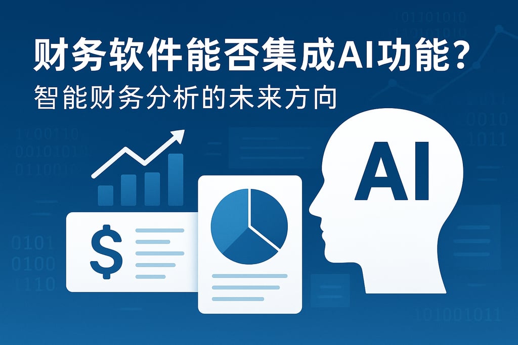 财务软件能否集成AI功能？智能财务分析的未来方向