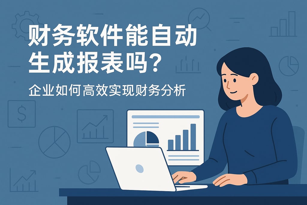 财务软件能自动生成报表吗？企业如何高效实现财务分析