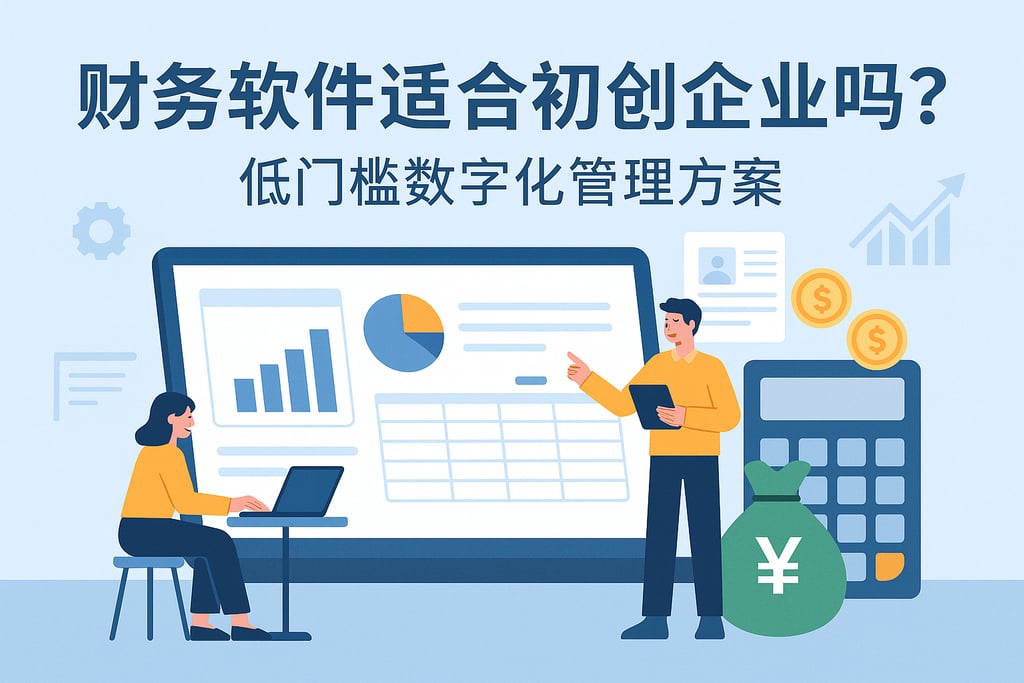 财务软件适合初创企业吗？低门槛数字化管理方案