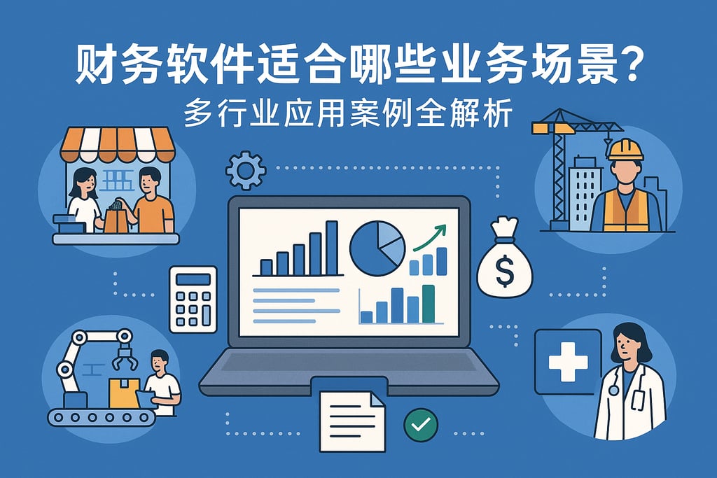 财务软件适合哪些业务场景？多行业应用案例全解析