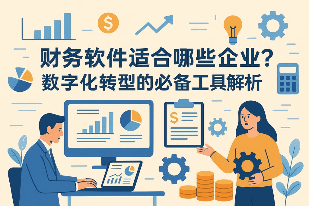 财务软件适合哪些企业？数字化转型的必备工具解析