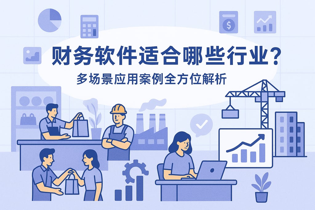 财务软件适合哪些行业？多场景应用案例全方位解析