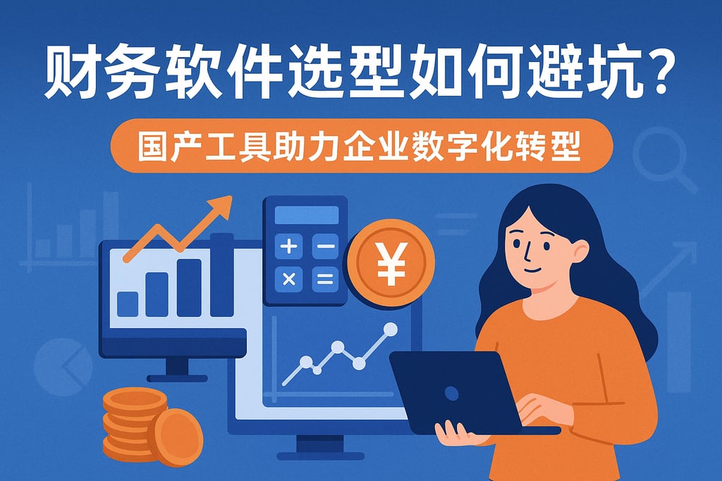 财务软件选型如何避坑？国产工具助力企业数字化转型