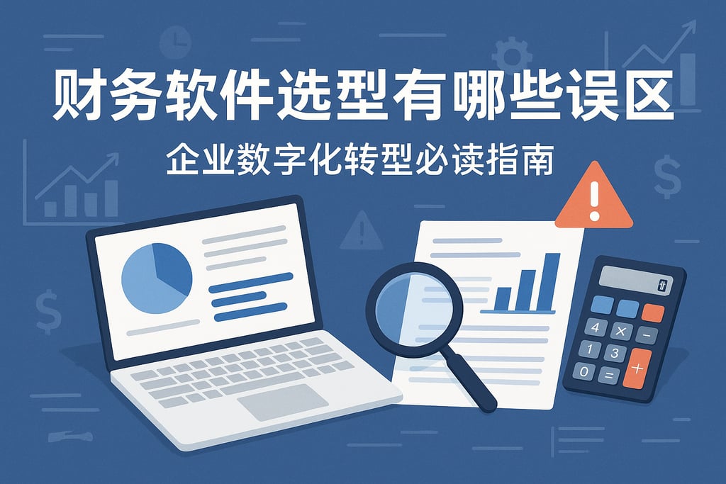 财务软件选型有哪些误区？企业数字化转型必读指南
