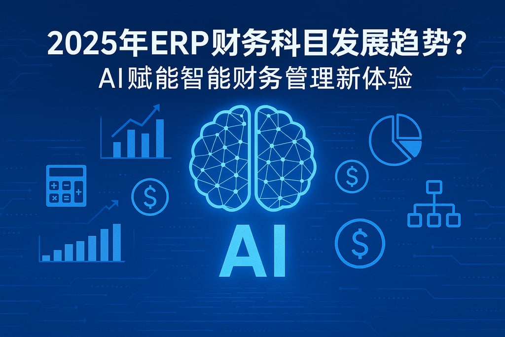 2025年ERP财务科目发展趋势？AI赋能智能财务管理新体验