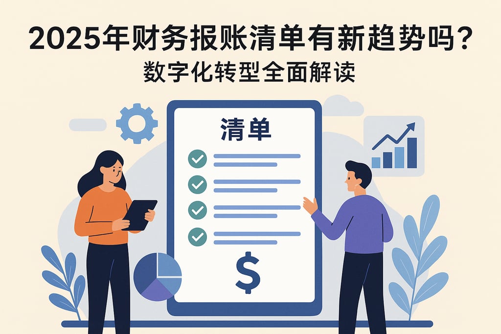 2025年财务报账清单有新趋势吗？数字化转型全面解读