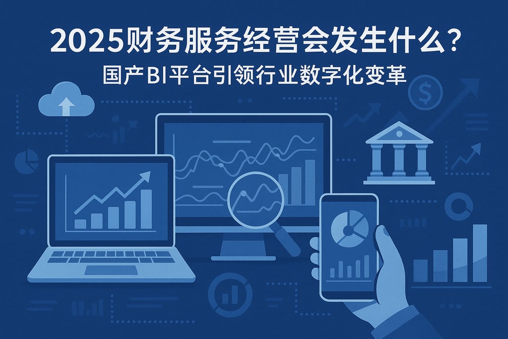 2025财务服务经营会发生什么？国产BI平台引领行业数字化变革