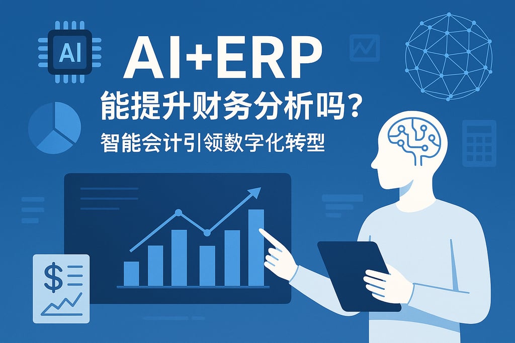 AI+ERP能提升财务分析吗？智能会计引领数字化转型