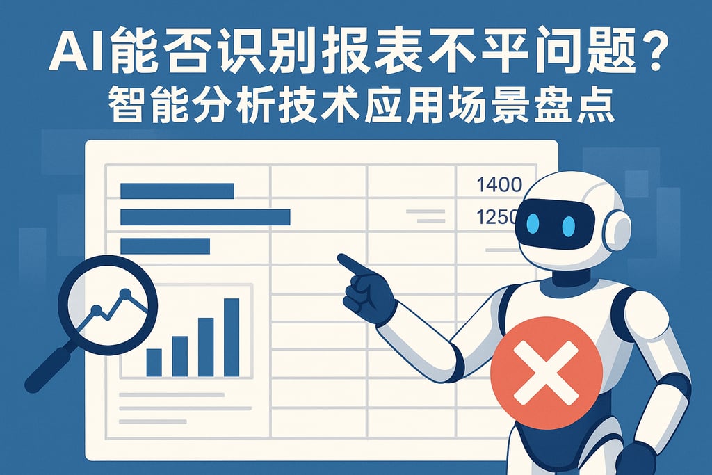 AI能否识别报表不平问题？智能分析技术应用场景盘点