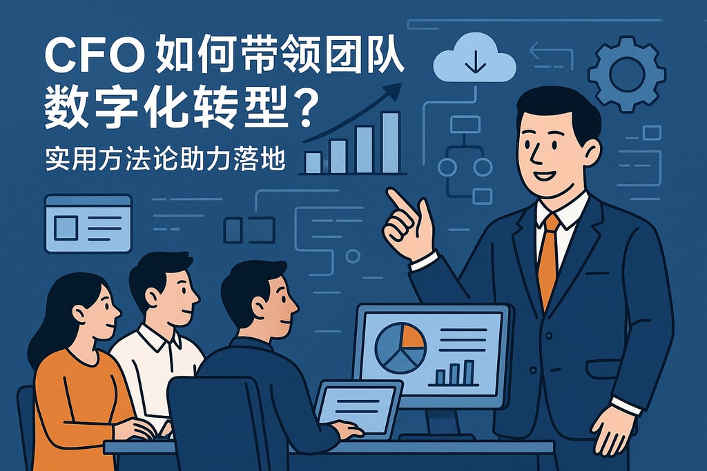 CFO如何带领团队数字化转型？实用方法论助力落地