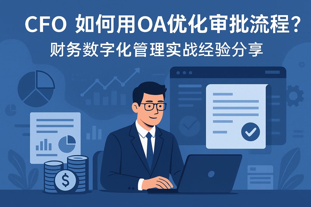 CFO如何用OA优化审批流程？财务数字化管理实战经验分享