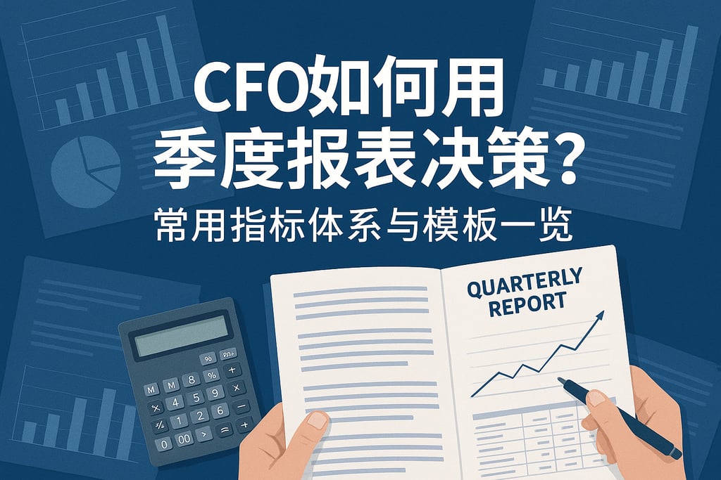 CFO如何用季度报表决策？常用指标体系与模板一览