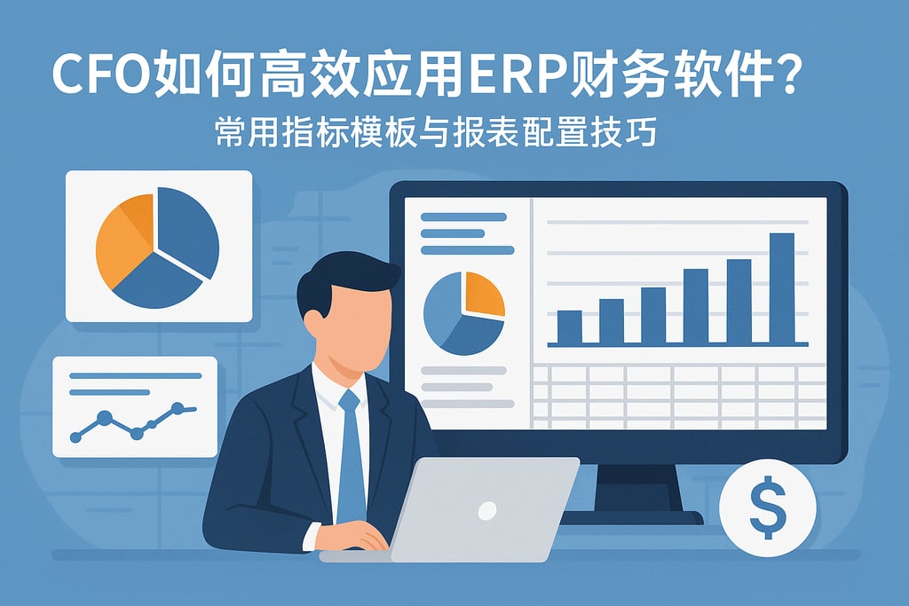 CFO如何高效应用ERP财务软件？常用指标模板与报表配置技巧