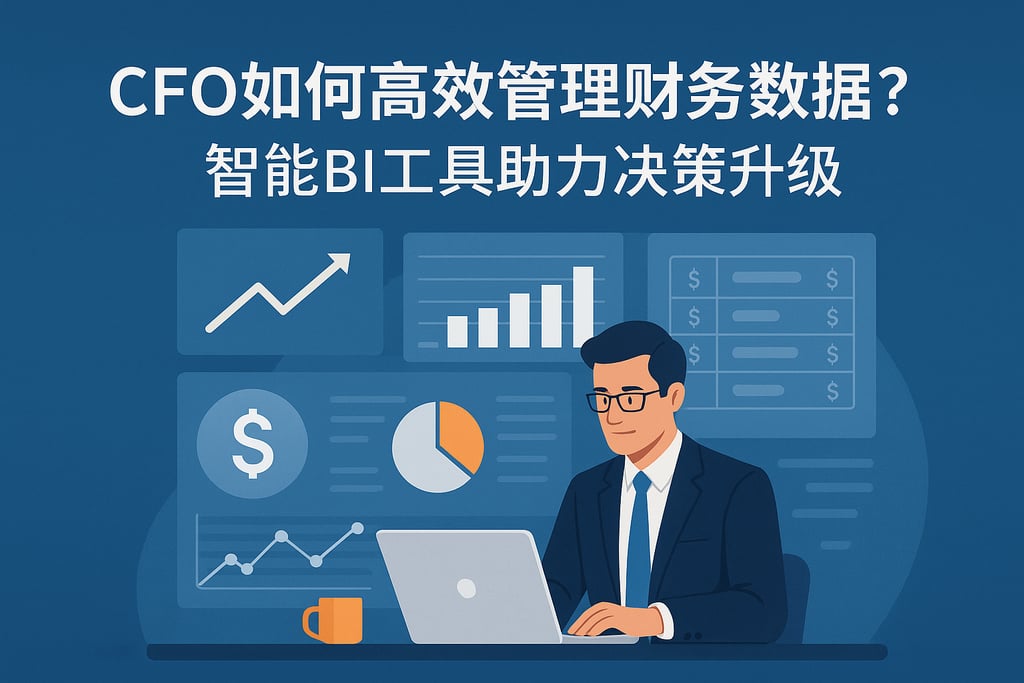 CFO如何高效管理财务数据？智能BI工具助力决策升级