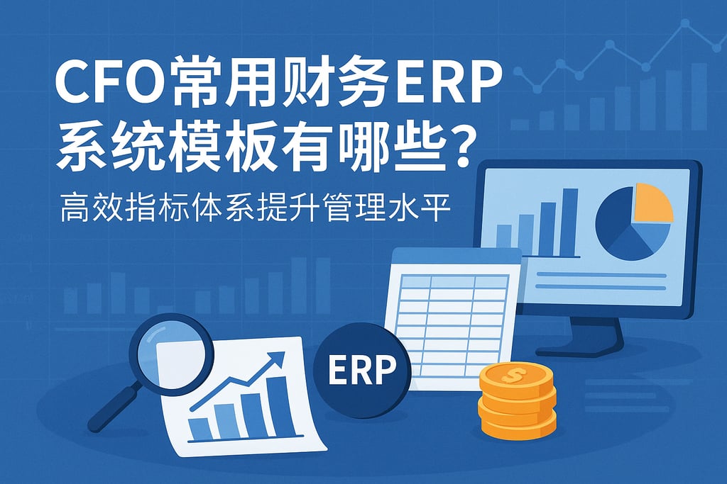 CFO常用财务ERP系统模板有哪些？高效指标体系提升管理水平