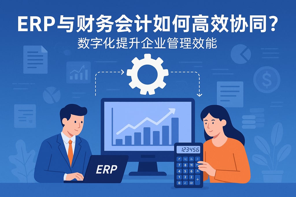 ERP与财务会计如何高效协同？数字化提升企业管理效能