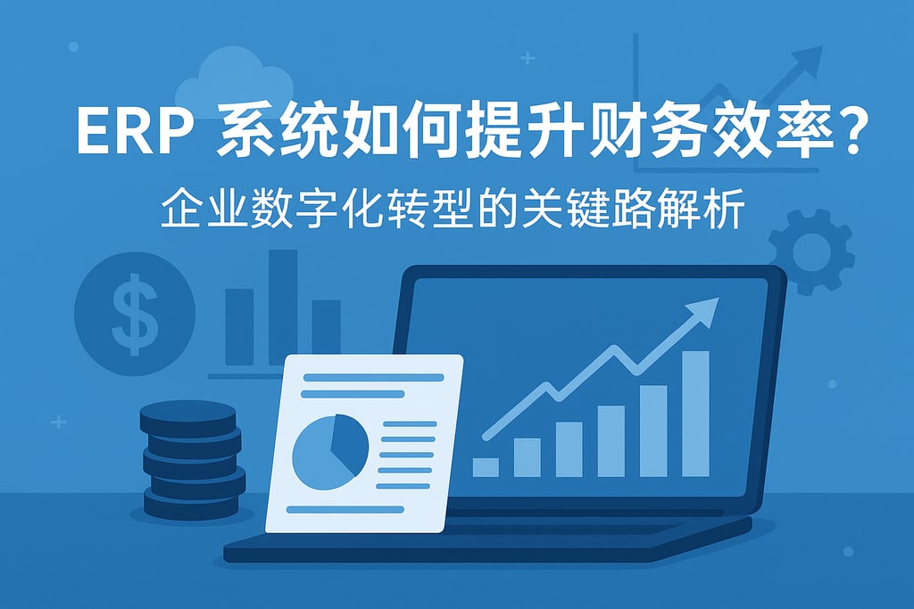 ERP系统如何提升财务效率？企业数字化转型的关键路径解析