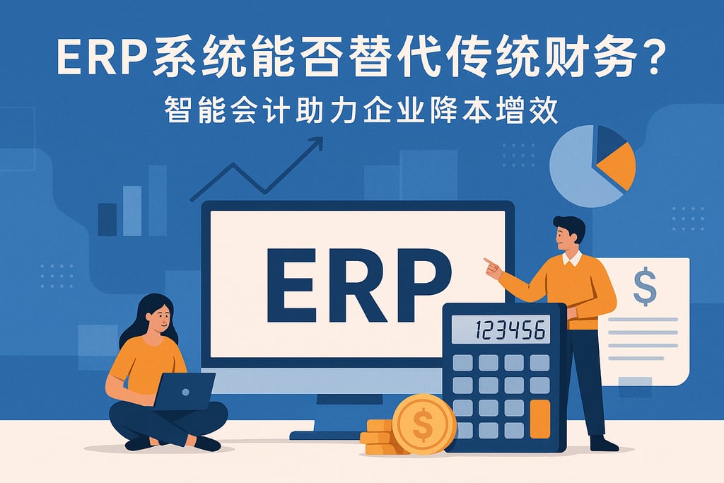 ERP系统能否替代传统财务？智能会计助力企业降本增效