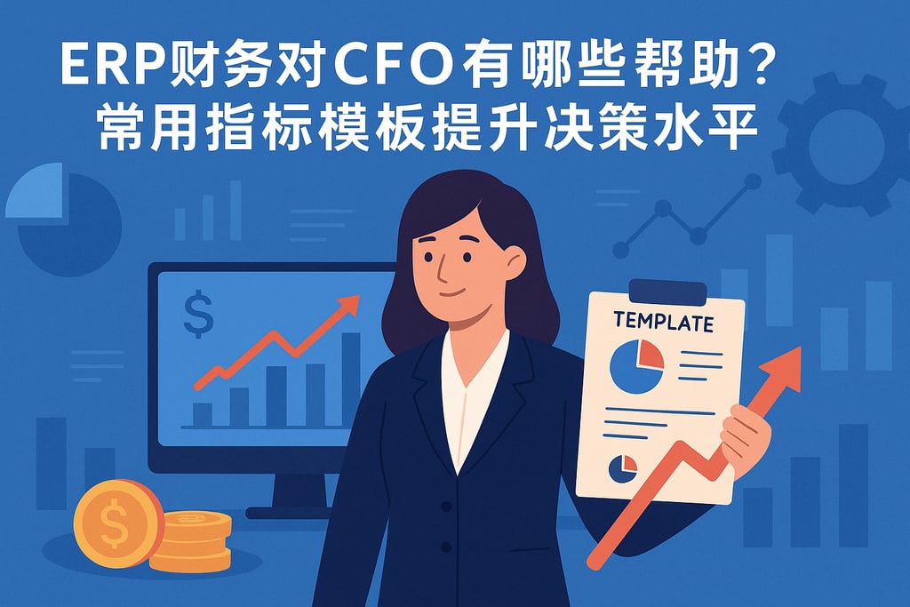 ERP财务对CFO有哪些帮助？常用指标模板提升决策水平