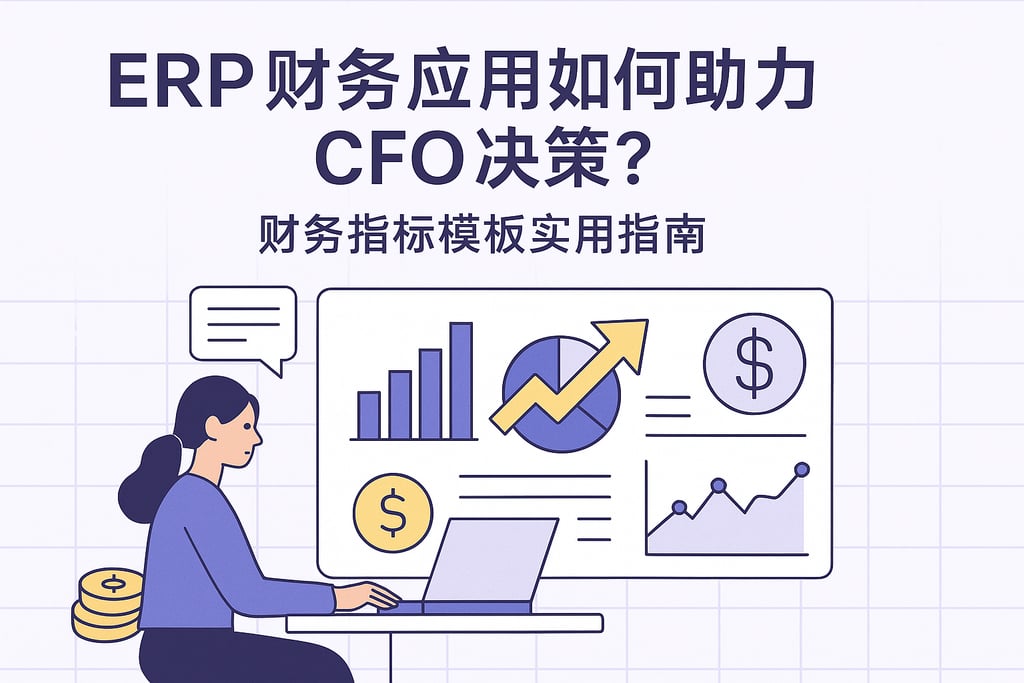 ERP财务应用如何助力CFO决策？财务指标模板实用指南