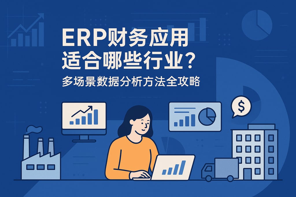 ERP财务应用适合哪些行业？多场景数据分析方法全攻略