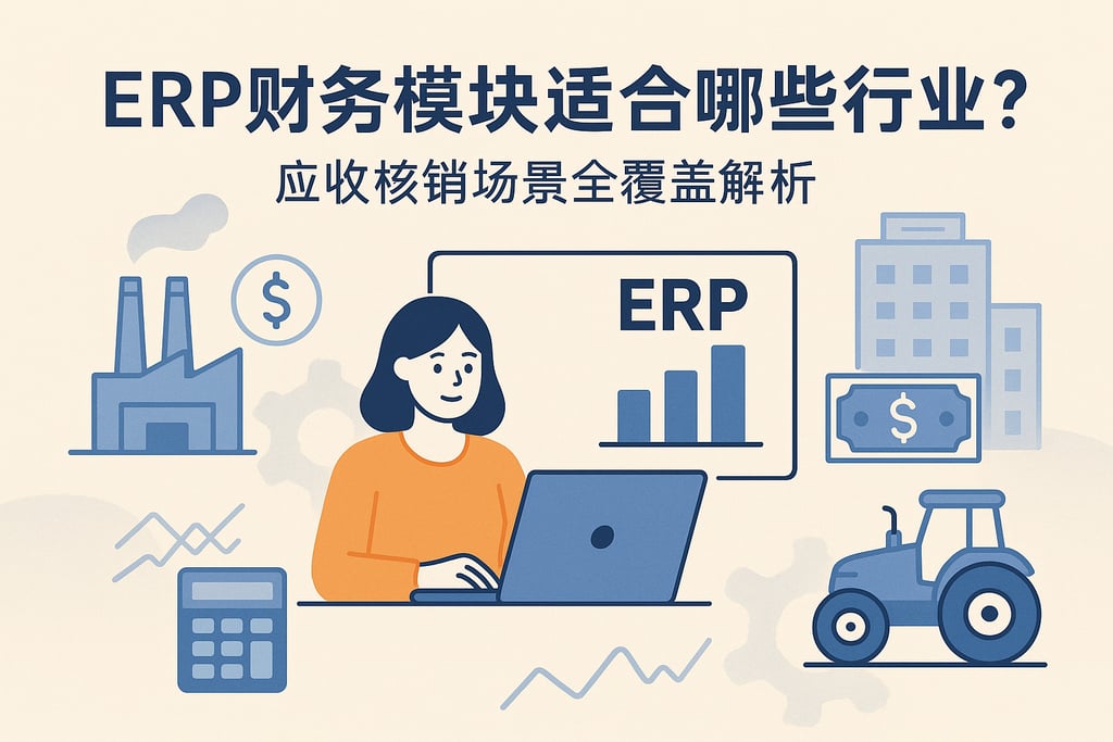 ERP财务模块适合哪些行业？应收核销场景全覆盖解析
