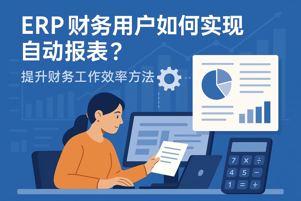 ERP财务用户如何实现自动报表？提升财务工作效率方法