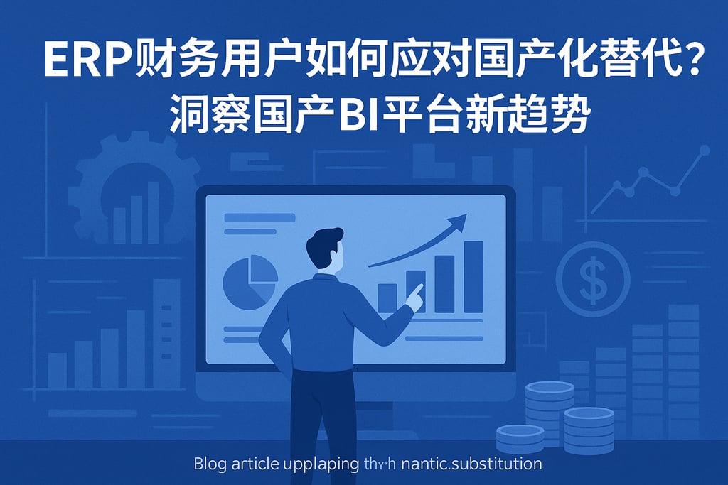 ERP财务用户如何应对国产化替代？洞察国产BI平台新趋势