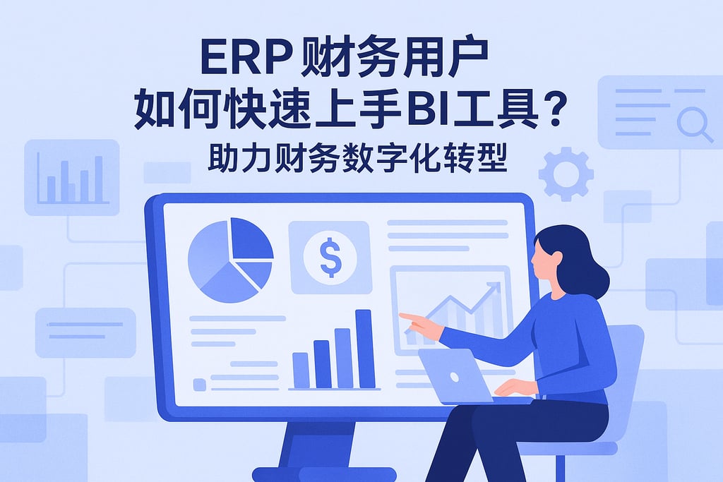 ERP财务用户如何快速上手BI工具？助力财务数字化转型