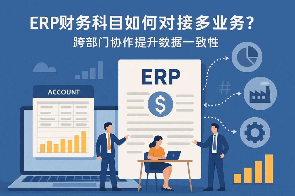 ERP财务科目如何对接多业务？跨部门协作提升数据一致性
