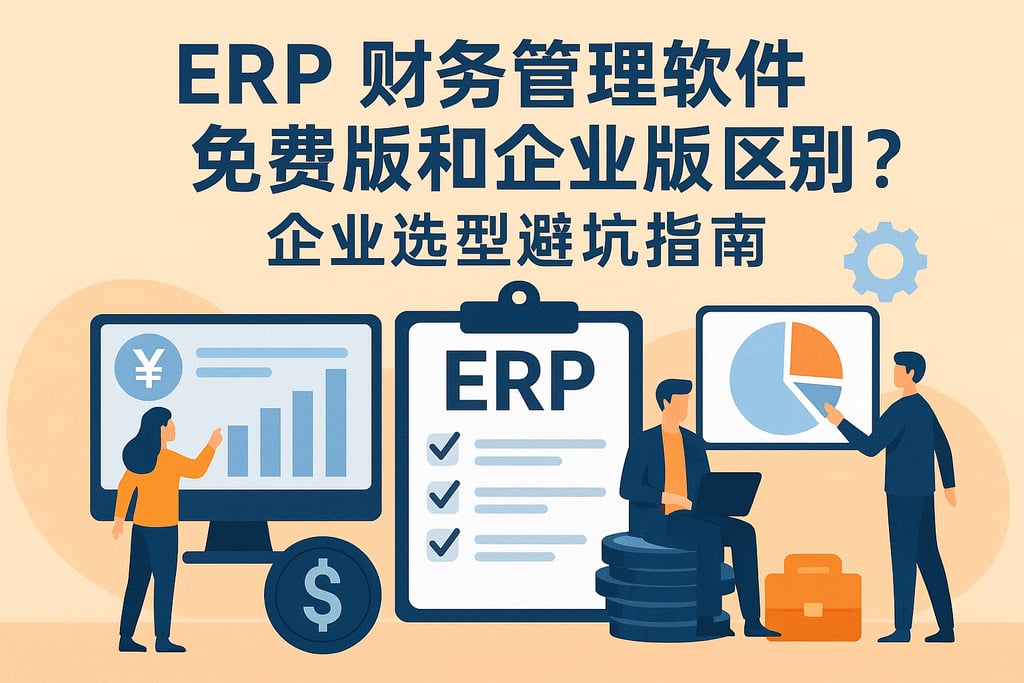 ERP财务管理软件免费版和企业版区别？企业选型避坑指南