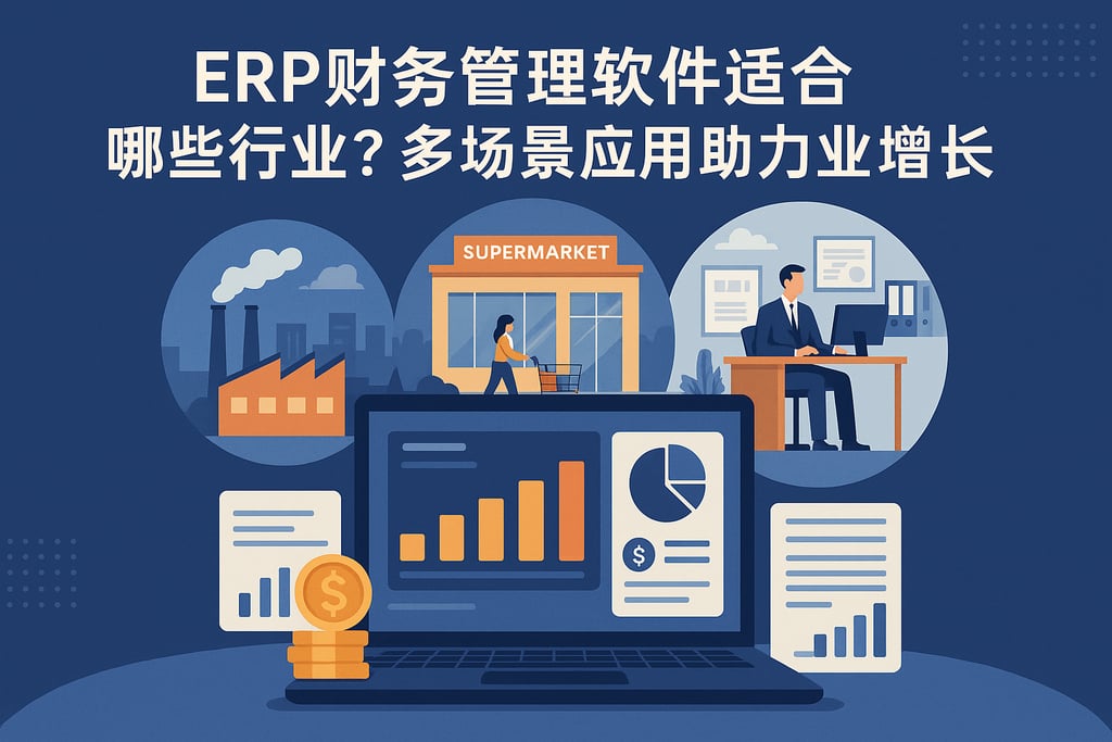 ERP财务管理软件适合哪些行业？多场景应用助力业务增长