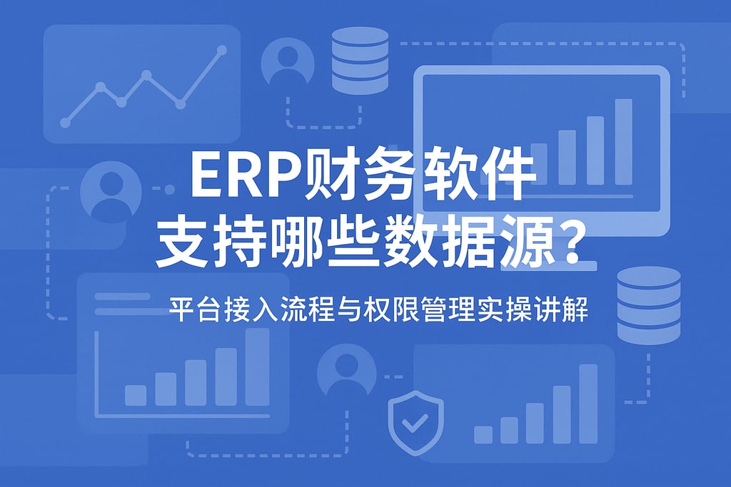 ERP财务软件支持哪些数据源？平台接入流程与权限管理实操讲解