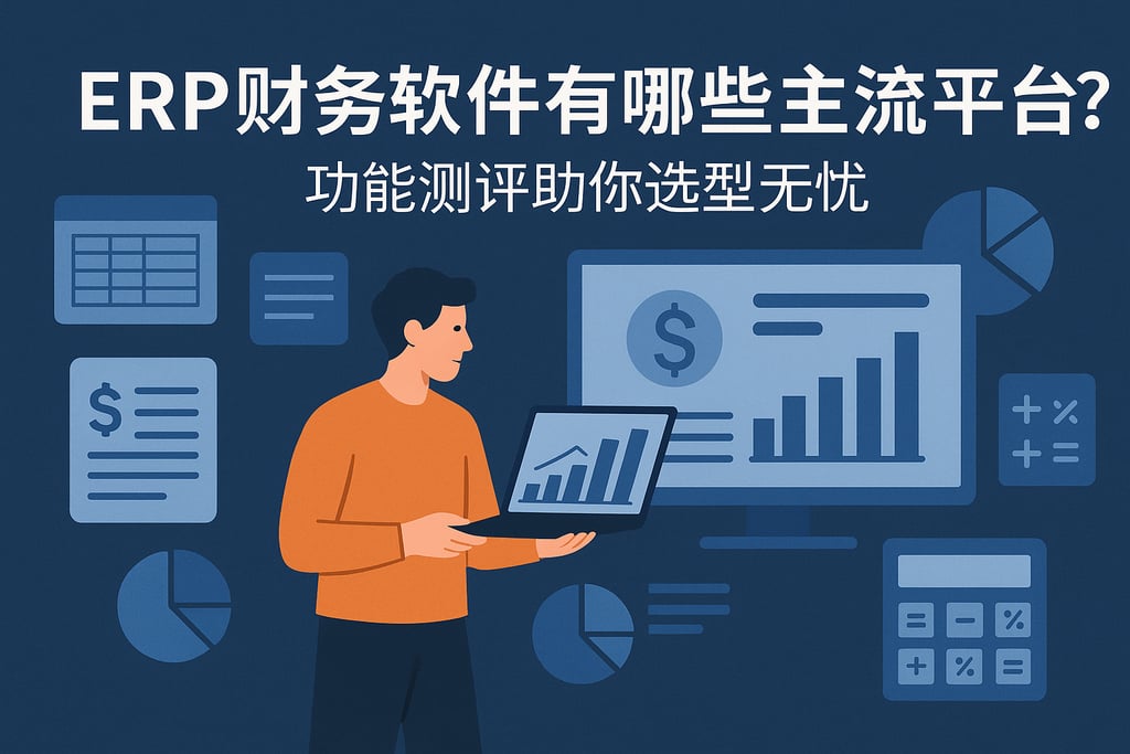 ERP财务软件有哪些主流平台？功能测评助你选型无忧