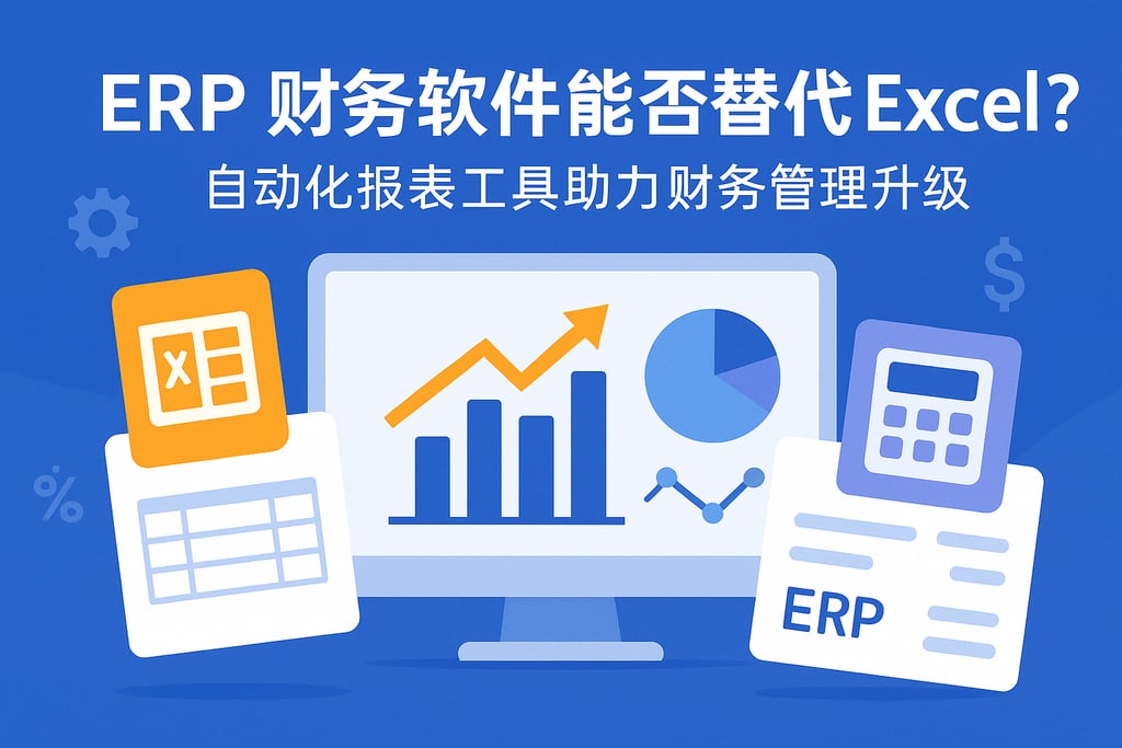 ERP财务软件能否替代Excel？自动化报表工具助力财务管理升级