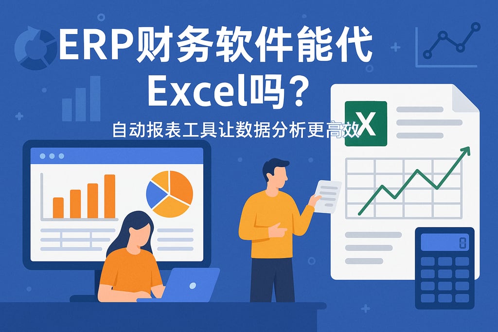 ERP财务软件能替代Excel吗？自动报表工具让数据分析更高效