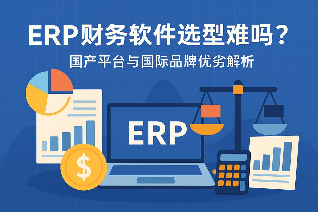 ERP财务软件选型难吗？国产平台与国际品牌优劣解析
