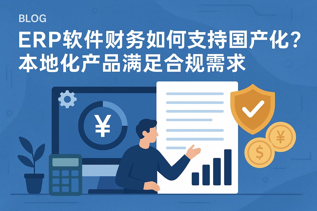 ERP软件财务如何支持国产化？本地化产品满足合规需求