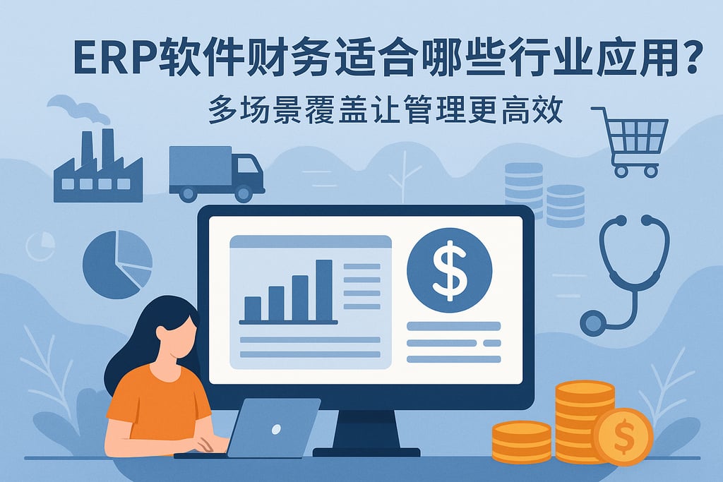 ERP软件财务适合哪些行业应用？多场景覆盖让管理更高效