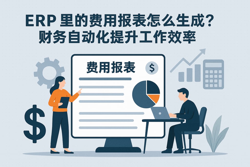 ERP里的费用报表怎么生成？财务自动化提升工作效率