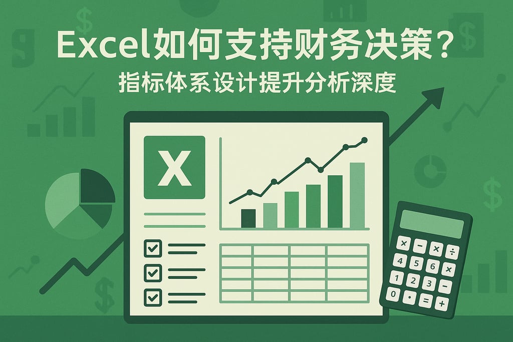 Excel如何支持财务决策？指标体系设计提升分析深度