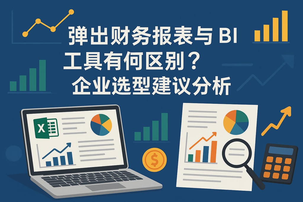 Excel弹出财务报表与BI工具有何区别？企业选型建议分析