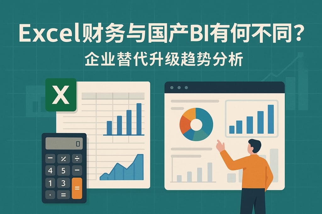 Excel财务与国产BI有何不同？企业替代升级趋势分析
