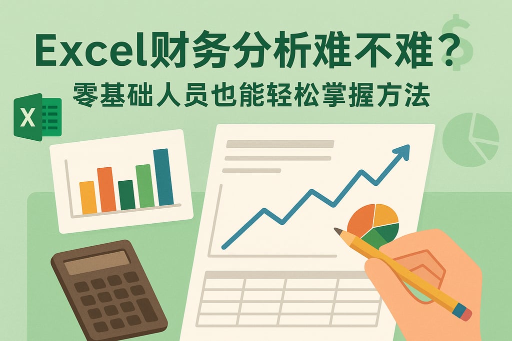 Excel财务分析难不难？零基础人员也能轻松掌握方法